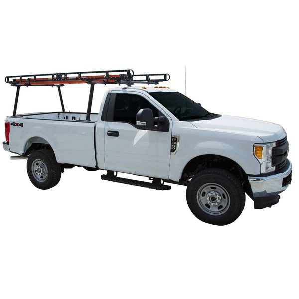 Buyers Products Black Powder-Coated Aluminum Truck Ladder Rack 1501410